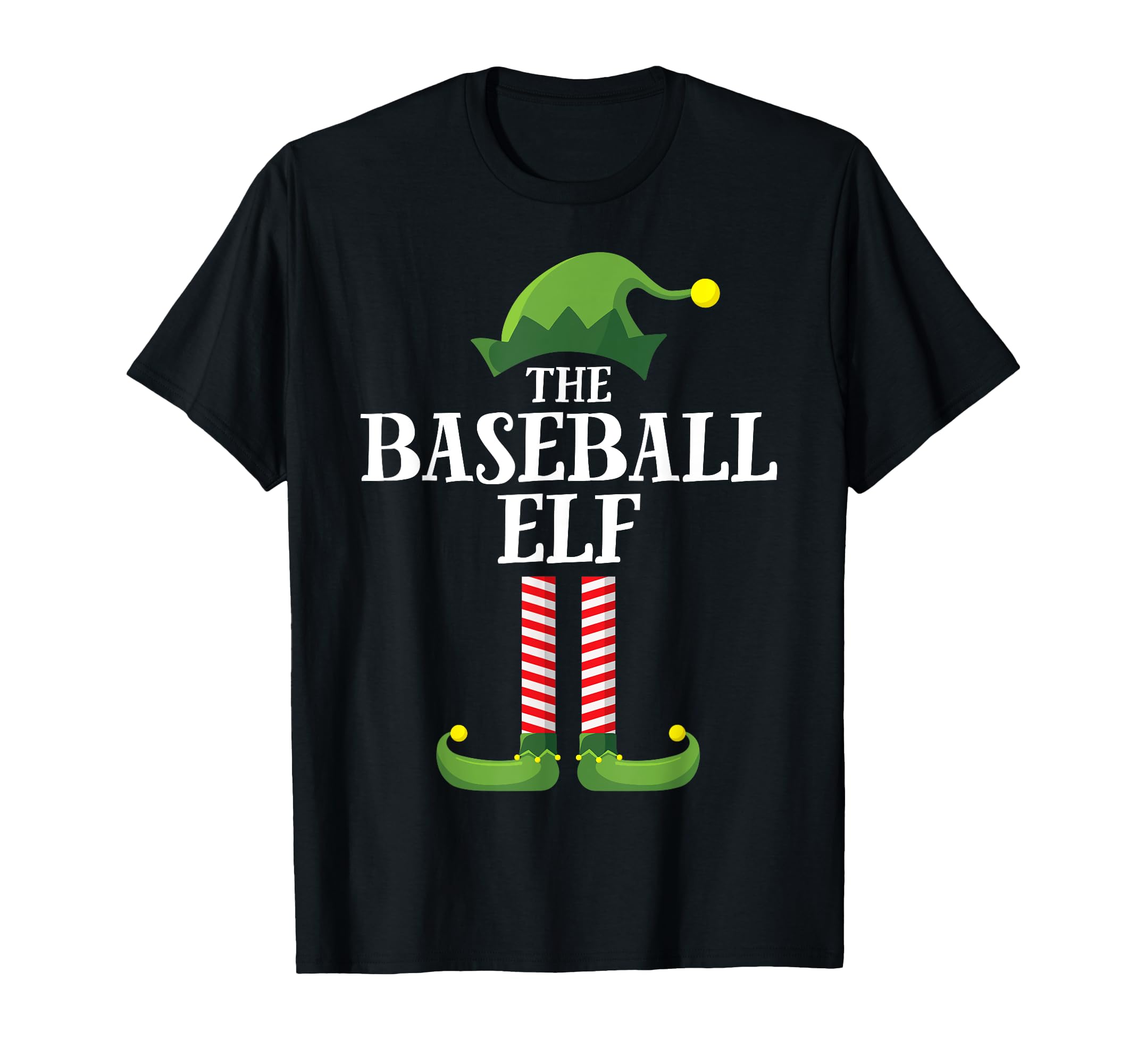 Baseball Elf Matching Family Group T-Shirt - Minimalist Print Men Women - T-Shirt, Sweatshirt, Hoodie