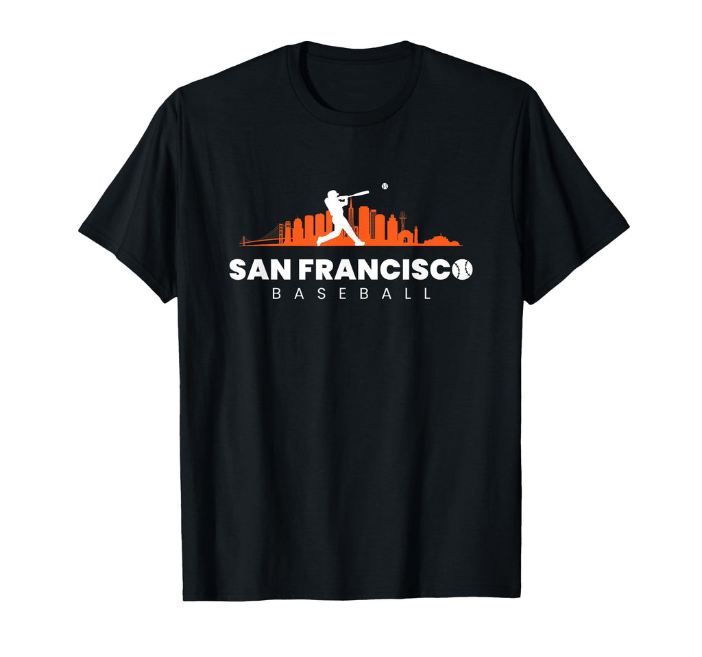 San Francisco Baseball Minimalist T-Shirt - Novelty Apparel Men Women - T-Shirt, Sweatshirt, Hoodie