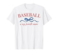 Baseball Is My Favorite Season Baseball T-Shirt - Minimalist Print Unisex - T-Shirt, Sweatshirt, Hoodie