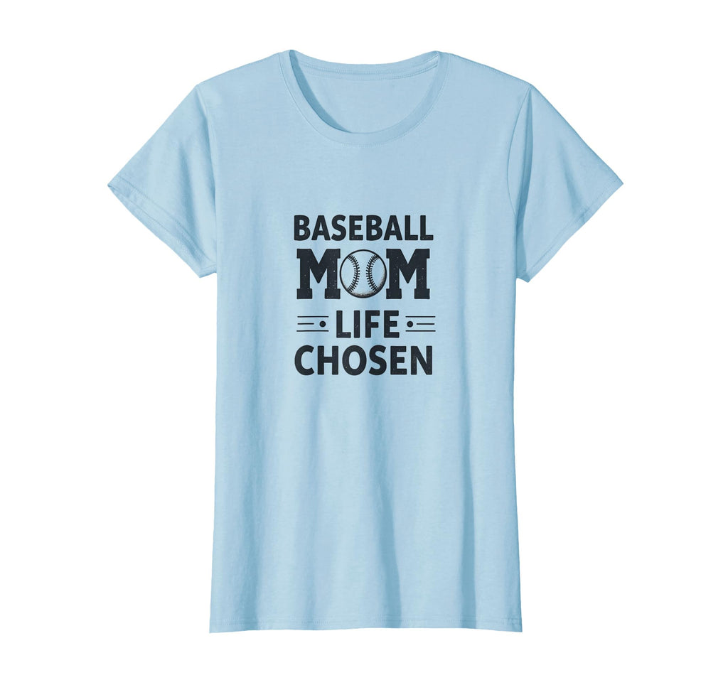 Baseball Mom Life Chosen Sports Parent T-Shirt - Custom Art Print Men Women - T-Shirt, Sweatshirt, Hoodie