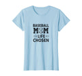 Baseball Mom Life Chosen Sports Parent T-Shirt - Custom Art Print Men Women - T-Shirt, Sweatshirt, Hoodie