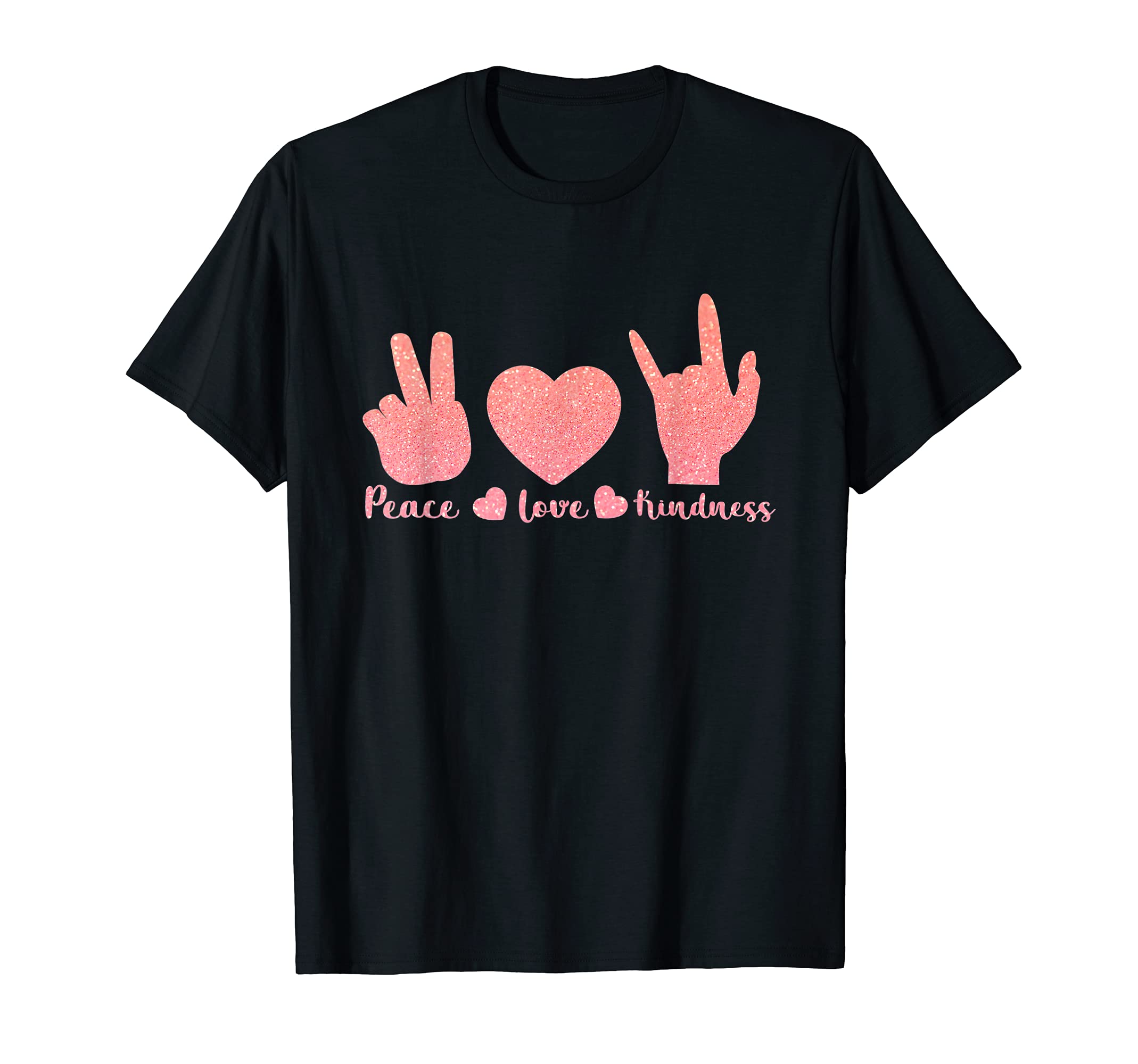 Peace Love Kindness Peace T-Shirt - Trendy Graphic Unisex - T-Shirt, Sweatshirt, Hoodie