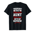 Crazy Baseball Aunt Baseball Player T-Shirt - Aesthetic Graphic Unisex - T-Shirt, Sweatshirt, Hoodie