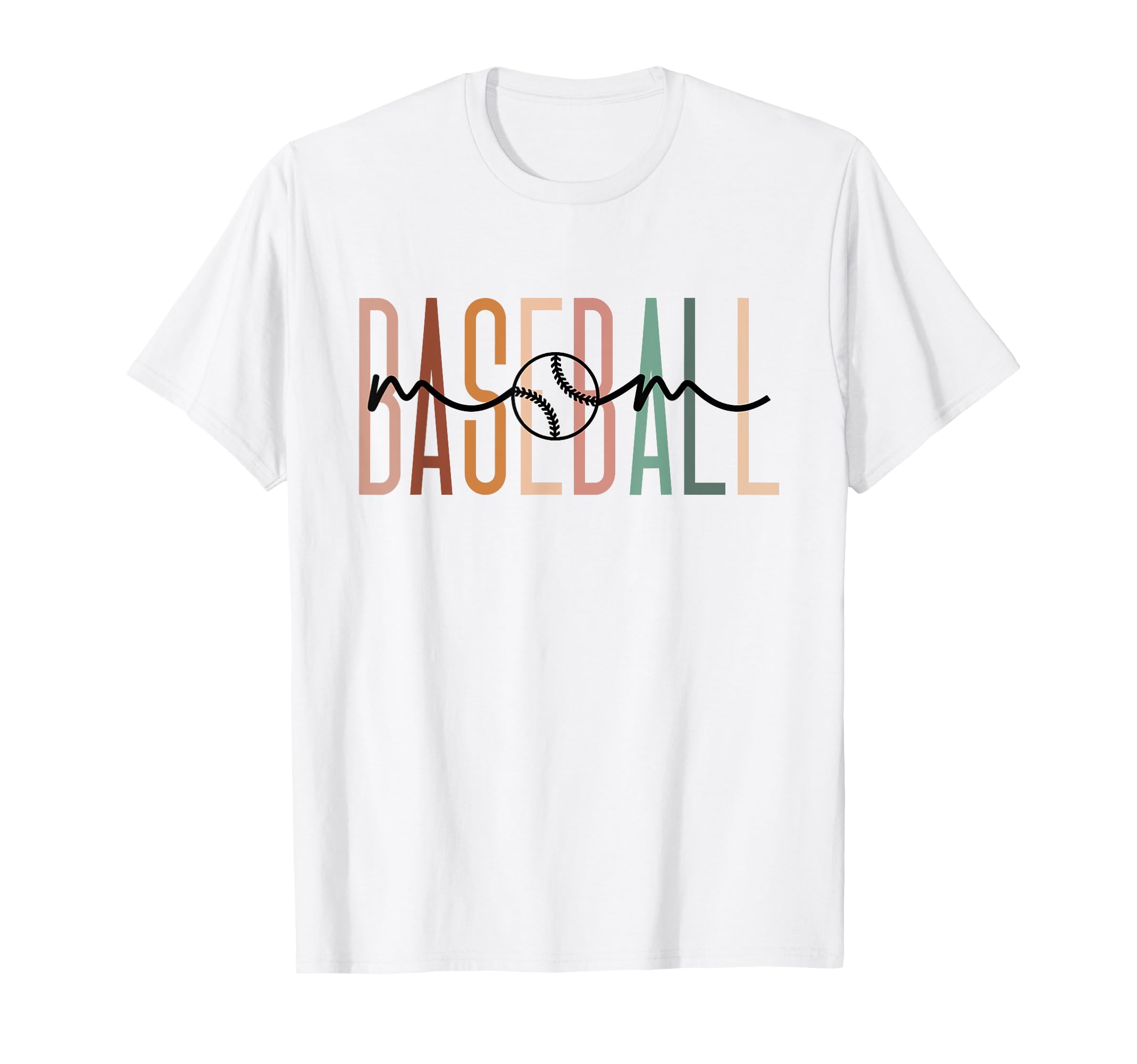 Baseball Mom Baseball Mama Mom Life T-Shirt - Aesthetic Graphic Unisex - T-Shirt, Sweatshirt, Hoodie