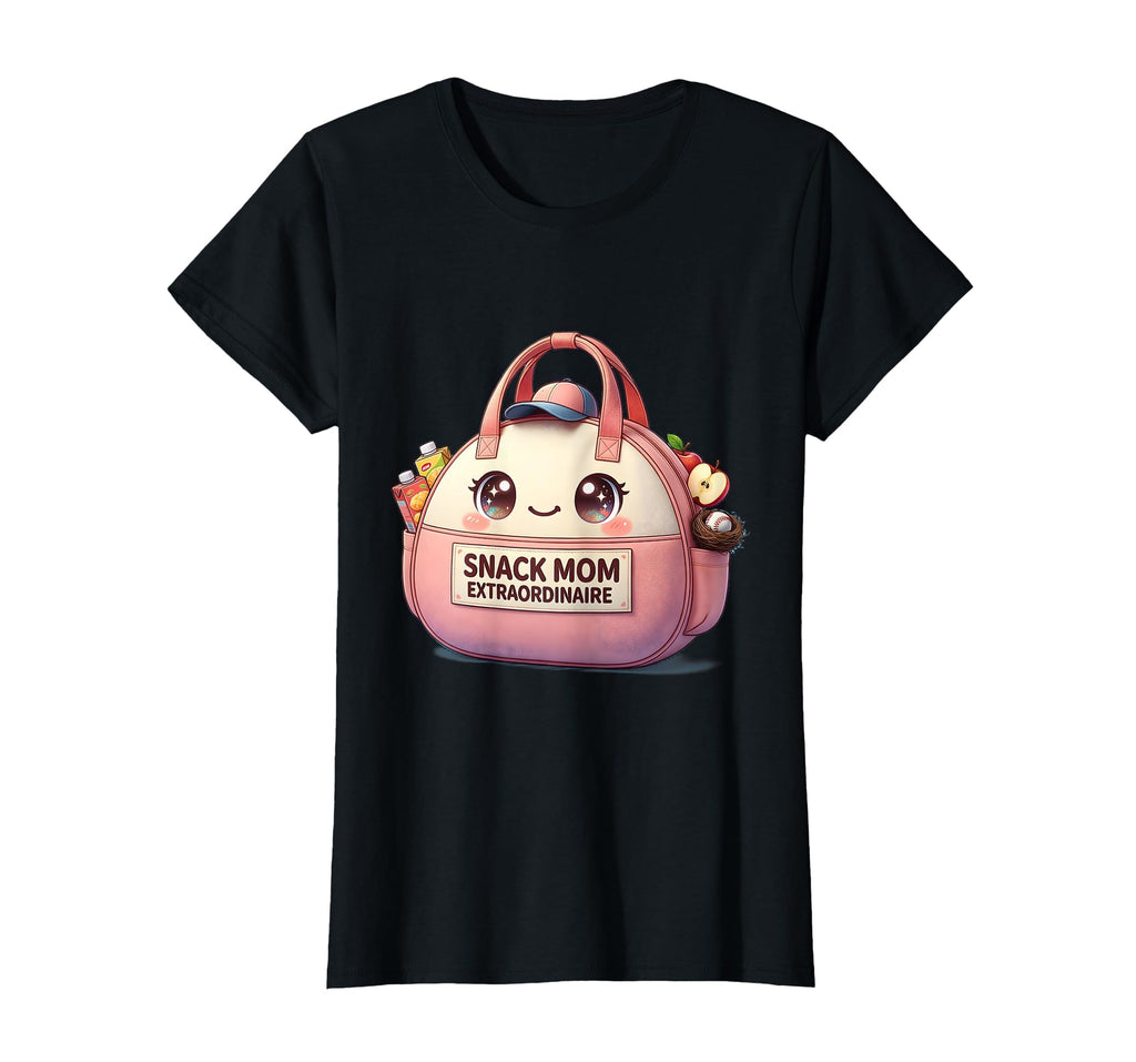 Snack Mom Extraordinaire Baseball Mom T-Shirt - Graphic Print for Adults - T-Shirt, Sweatshirt, Hoodie