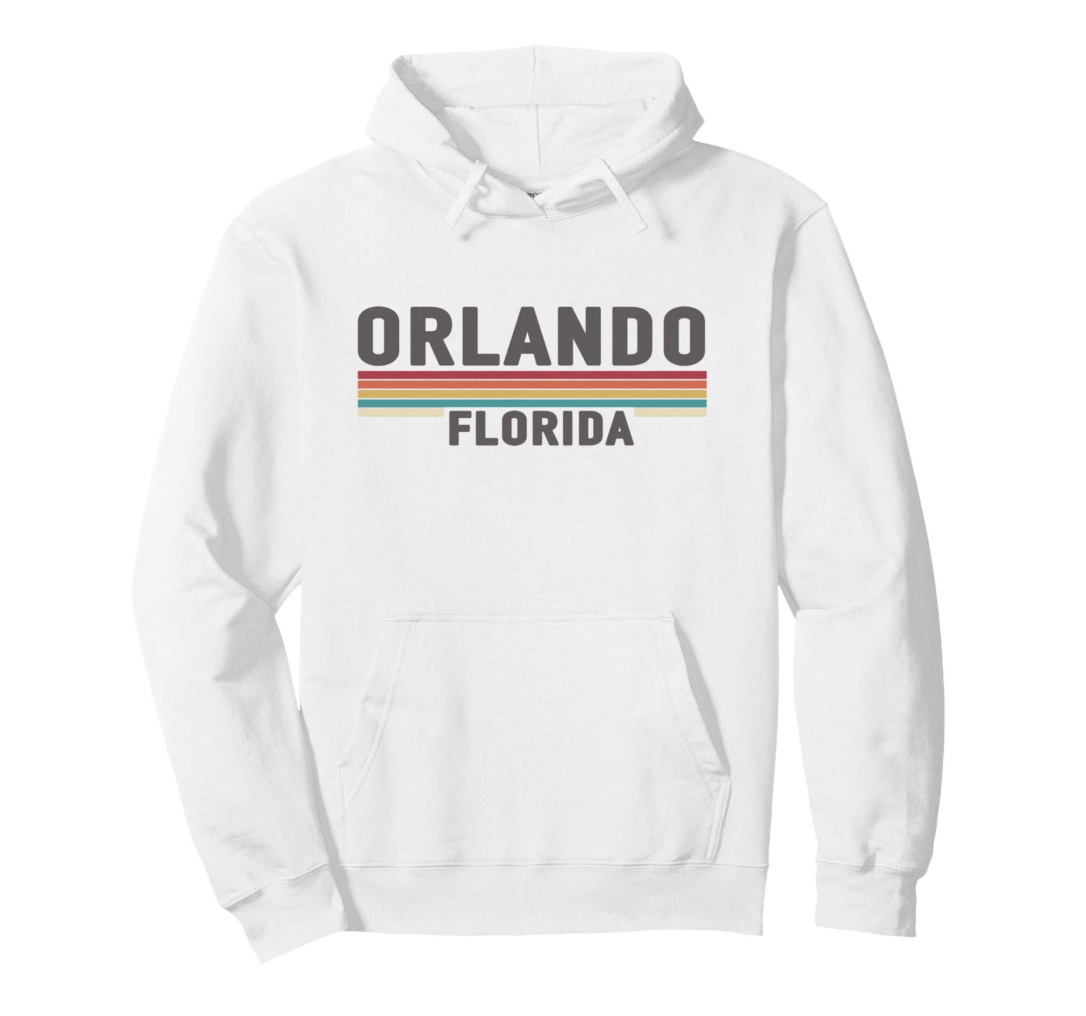 Orlando Florida Stripes Hoodie - Custom Art Print Unisex - T-Shirt, Sweatshirt, Hoodie