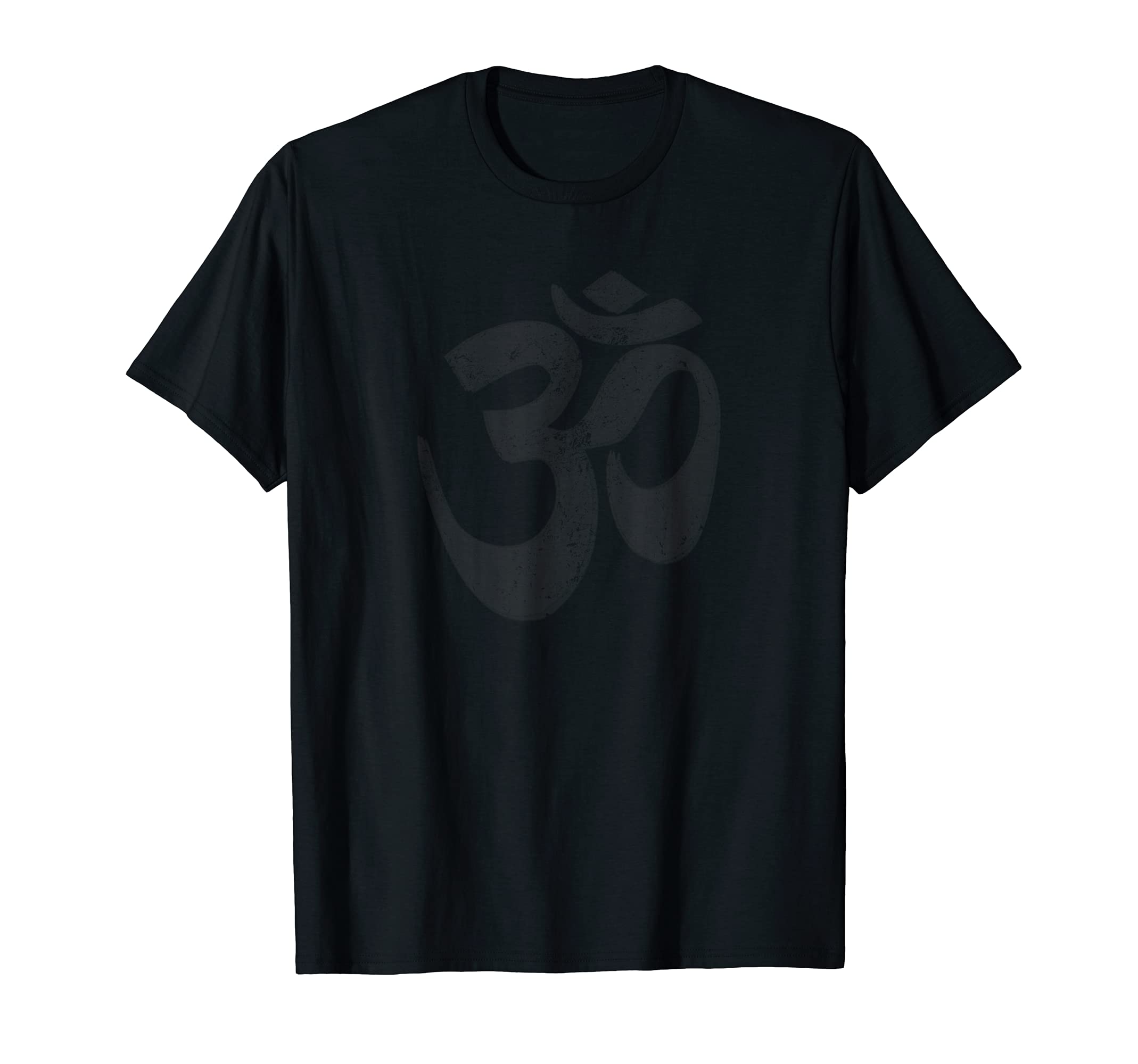 Om Distressed Aum T-Shirt - Novelty Apparel Unisex - T-Shirt, Sweatshirt, Hoodie