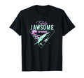 Shark Week Totally Jawsome Neon Eighties T-Shirt - Trendy Graphic Unisex - T-Shirt, Sweatshirt, Hoodie