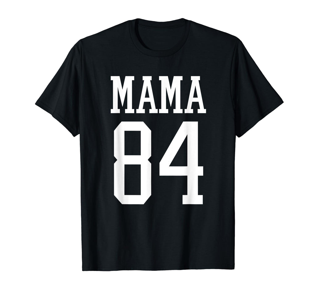 Number 84 Mama Biggest Fan Spirit T-Shirt - Custom Art Print Men Women - T-Shirt, Sweatshirt, Hoodie
