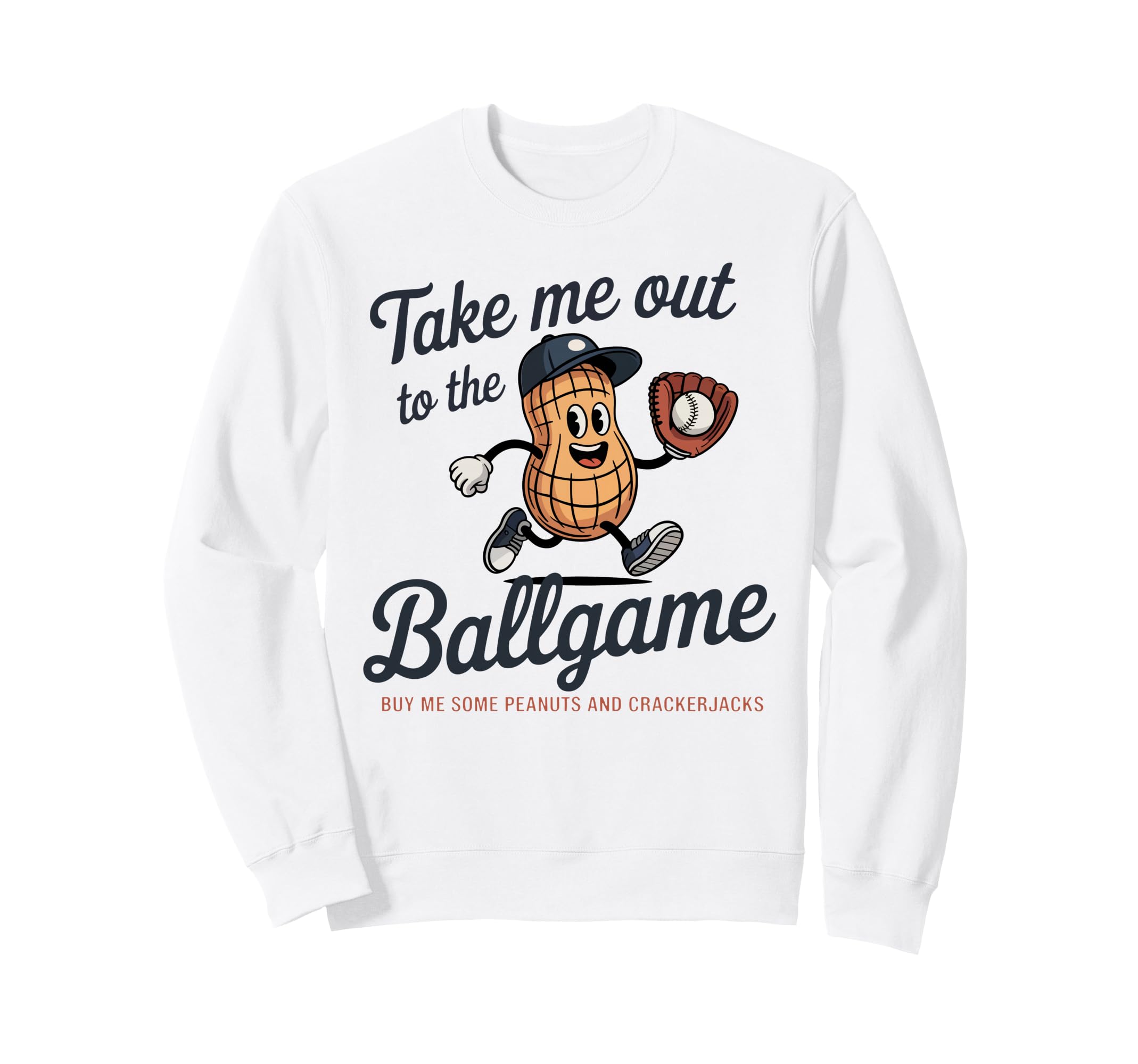 Take Me Out To Baseball Ball Sweatshirt - Casual Everyday Wear for Adults - T-Shirt, Sweatshirt, Hoodie