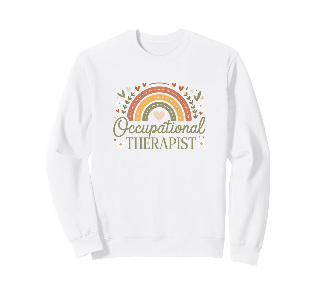 Funny Occupational Therapist Boho Sweatshirt - Trendy Graphic for Adults - T-Shirt, Sweatshirt, Hoodie