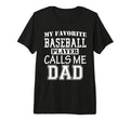 Funny Supportive Dad Baseball Player Field T-Shirt - Trendy Graphic Unisex - T-Shirt, Sweatshirt, Hoodie