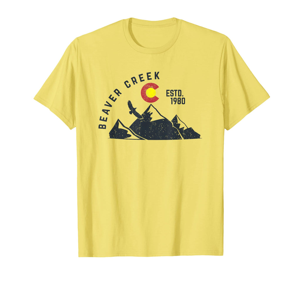 Beaver Creek Est 1980 Colorado Black T-Shirt - Aesthetic Graphic Men Women - T-Shirt, Sweatshirt, Hoodie