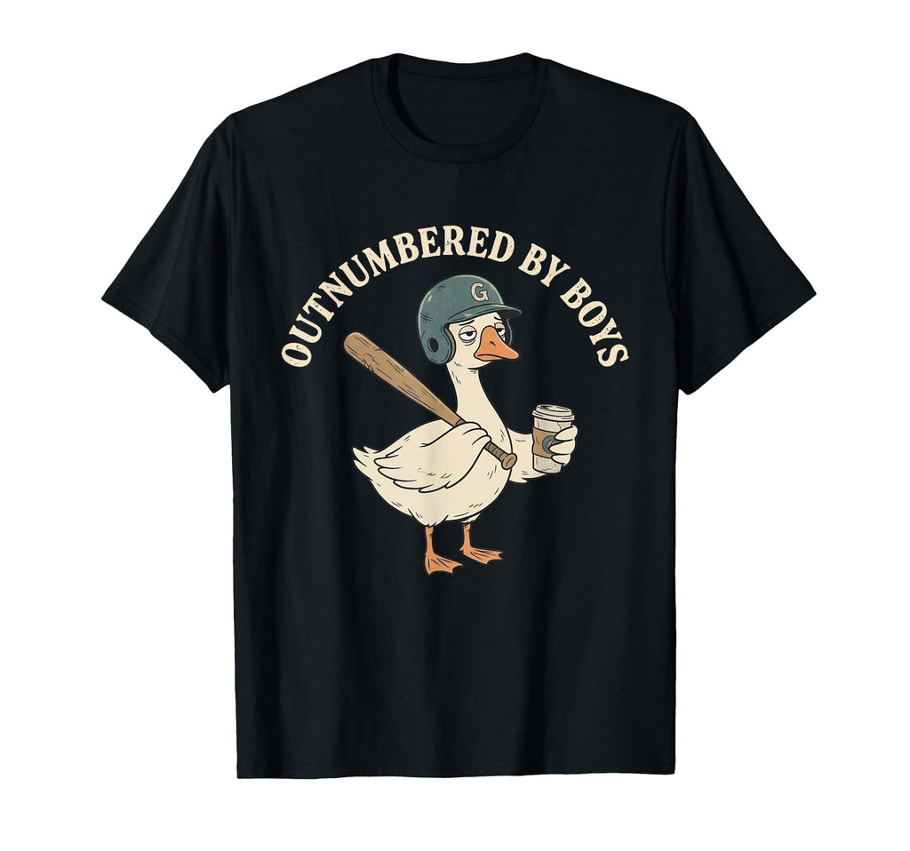 Funny Mom Goose Mothers Day T-Shirt - Minimalist Print for Adults - T-Shirt, Sweatshirt, Hoodie