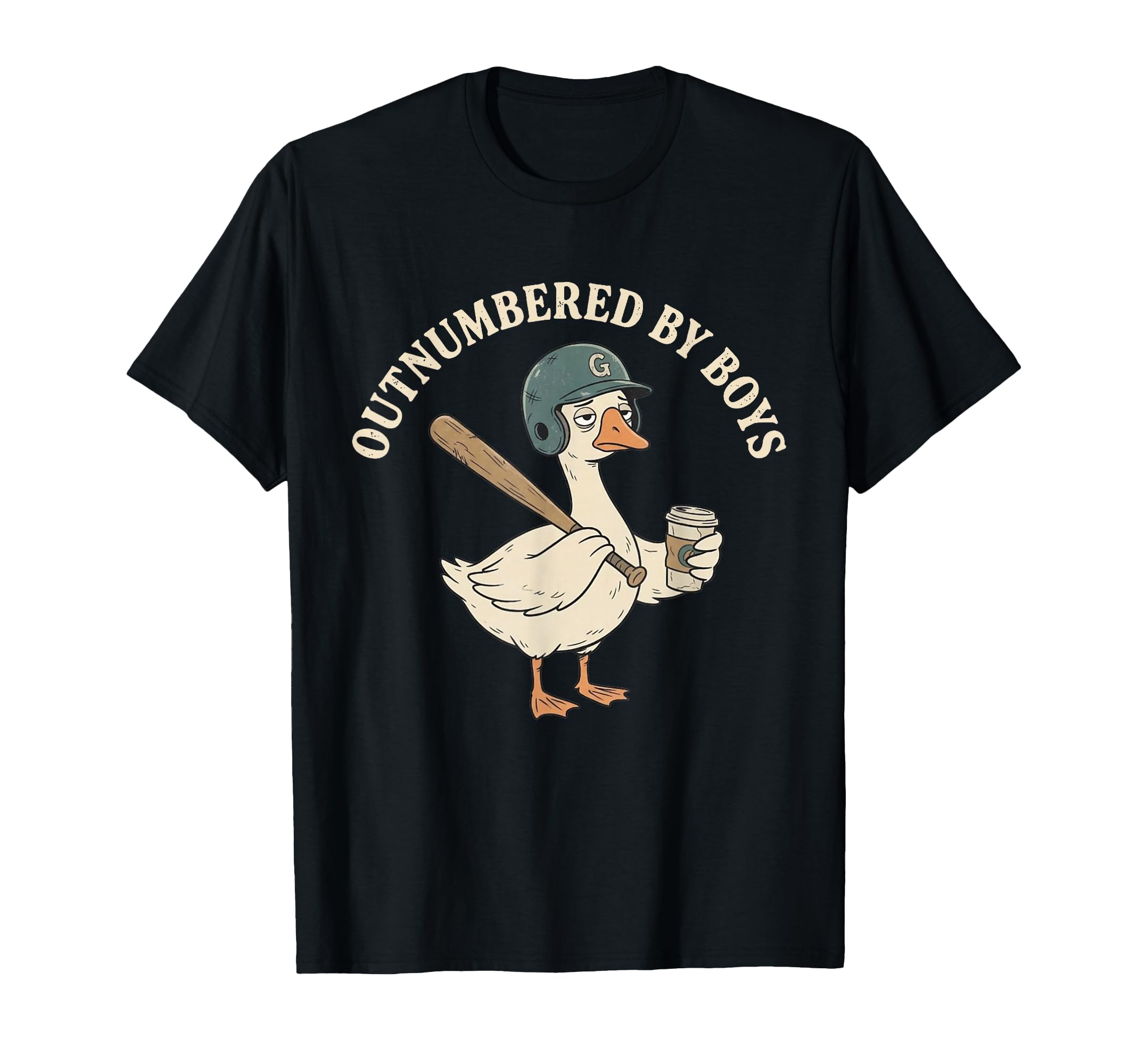Funny Mom Goose Mothers Day T-Shirt - Minimalist Print for Adults - T-Shirt, Sweatshirt, Hoodie