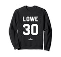 Nate Lowe 30 Texas Mlb Players Baseball Sweatshirt - Graphic Print Unisex - T-Shirt, Sweatshirt, Hoodie