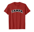 Tampa Florida Varsity Red T-Shirt - Graphic Print Unisex - T-Shirt, Sweatshirt, Hoodie