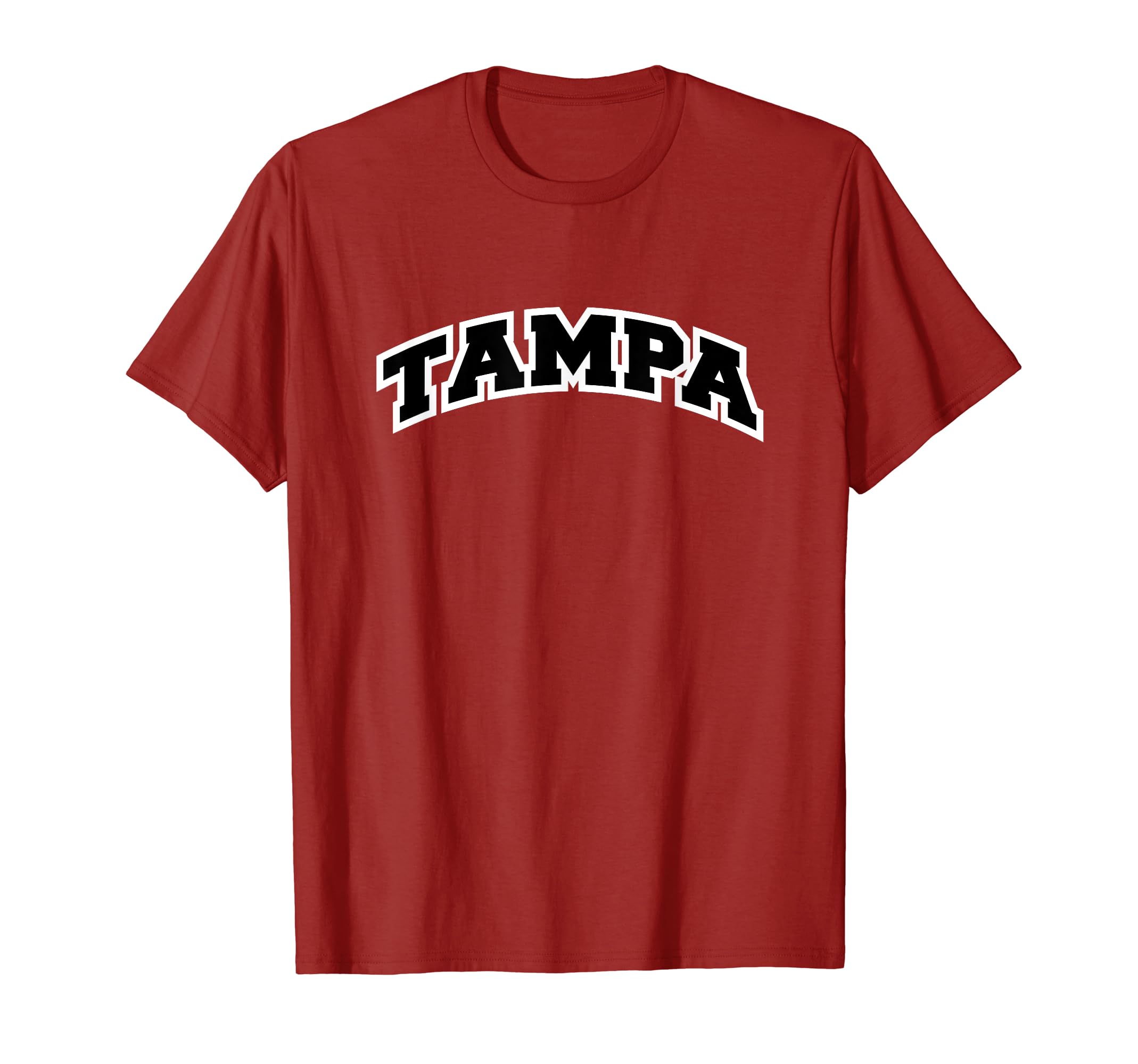Tampa Florida Varsity Red T-Shirt - Graphic Print Unisex - T-Shirt, Sweatshirt, Hoodie