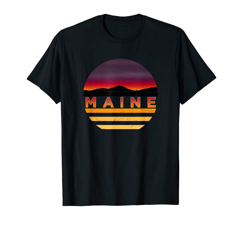 Maine Distressed Gift T-Shirt - Unique Graphic Unisex - T-Shirt, Sweatshirt, Hoodie