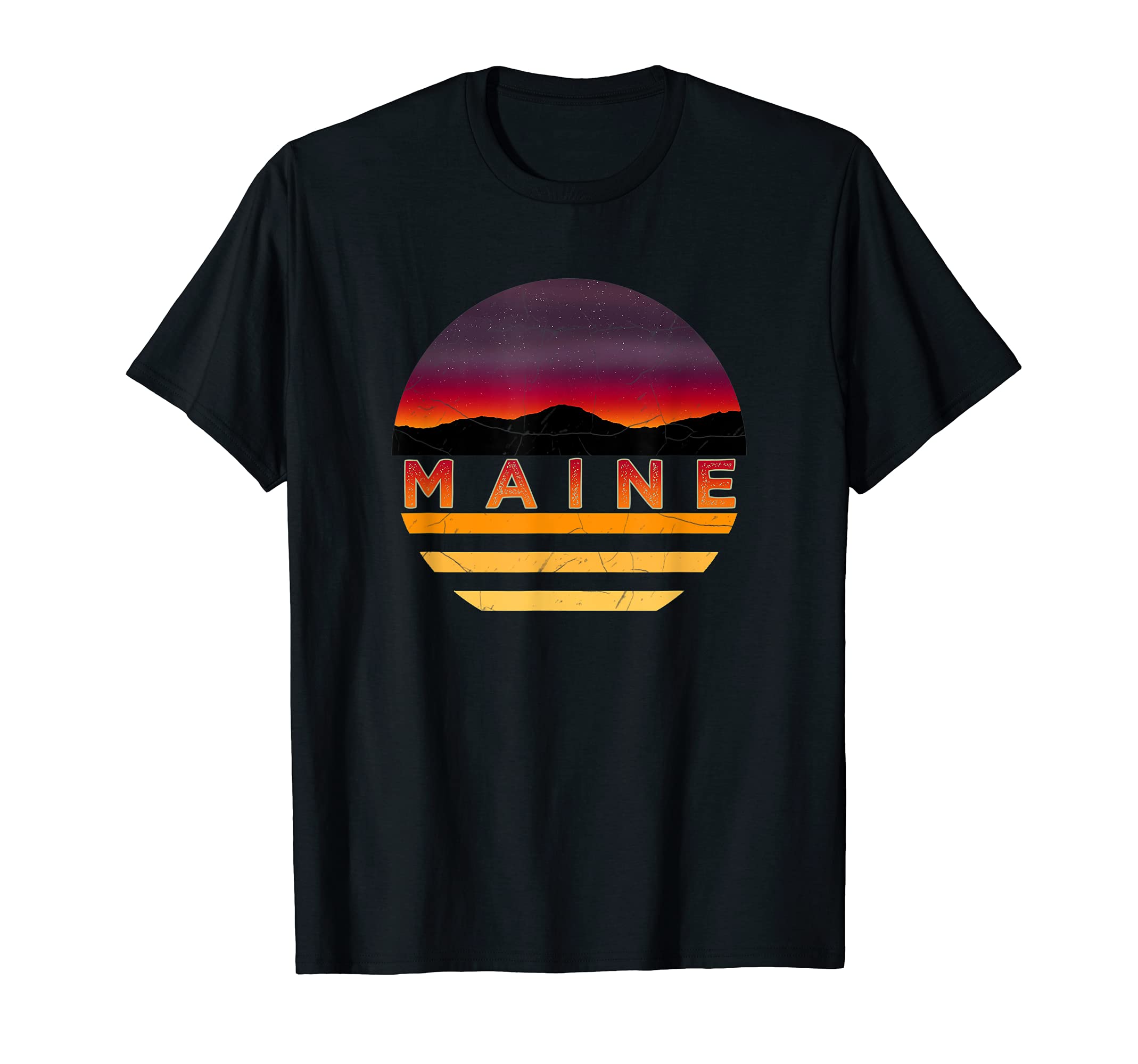Maine Distressed Gift T-Shirt - Unique Graphic Unisex - T-Shirt, Sweatshirt, Hoodie