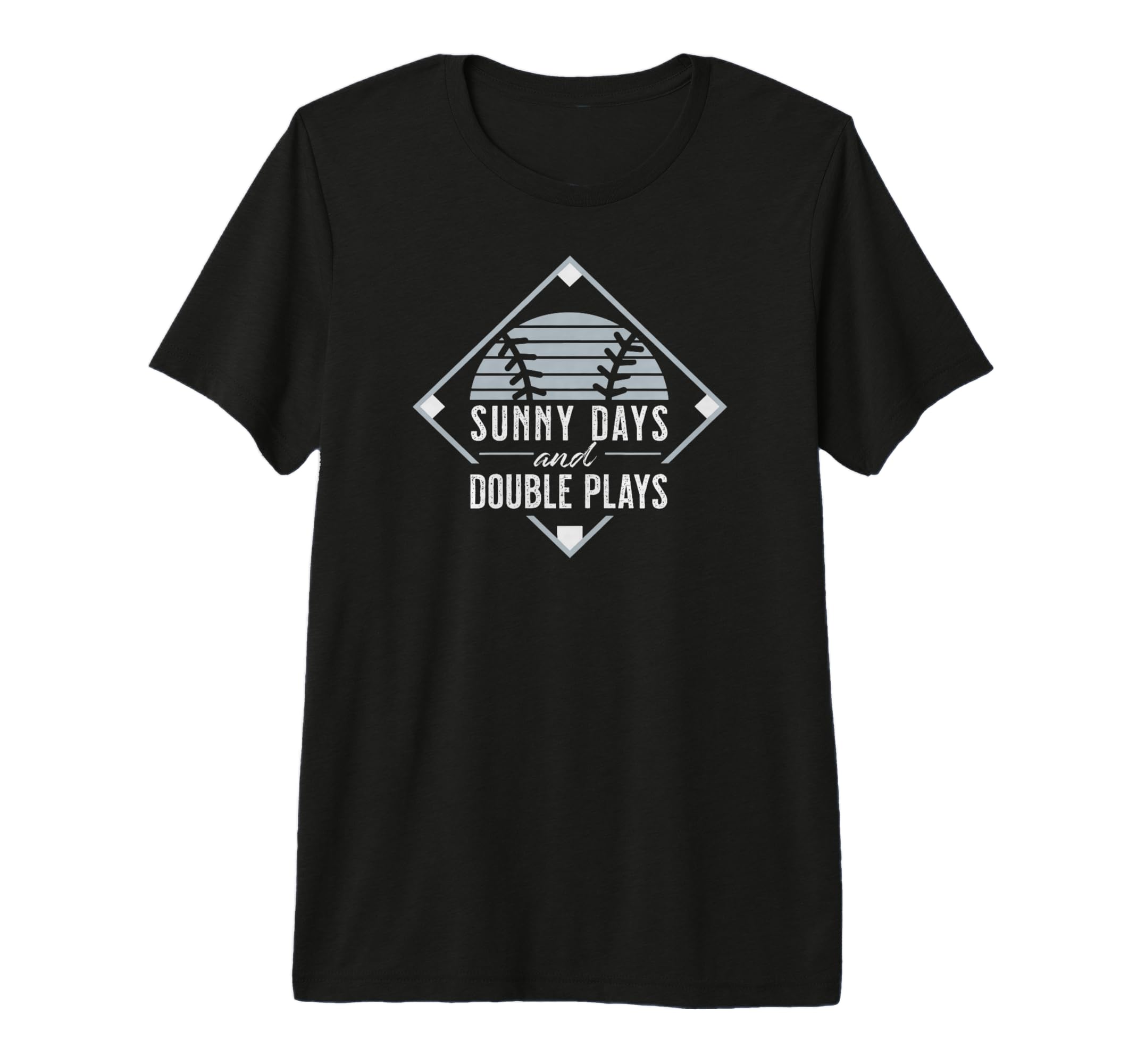 Sunny Days And Double Plays Baseball Fan T-Shirt - Novelty Apparel Unisex - T-Shirt, Sweatshirt, Hoodie