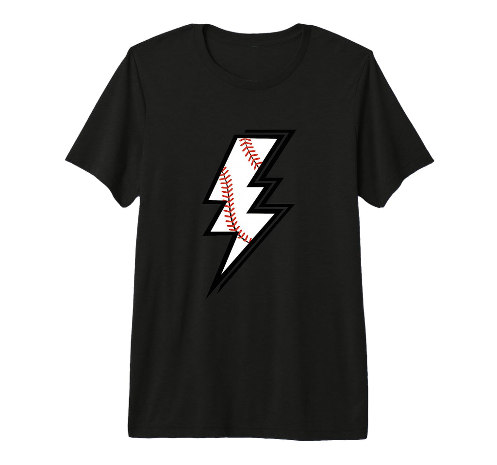 Baseball Lightning Bolt Baseball Mom T-Shirt - Streetwear Style Men Women - T-Shirt, Sweatshirt, Hoodie