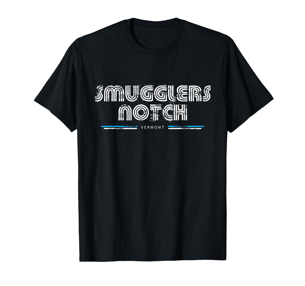 Smugglers Notch Vermont Vt 70S 80S Type T-Shirt - Novelty Apparel Unisex - T-Shirt, Sweatshirt, Hoodie