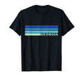 State Georgia Colorful 70S Stripes T-Shirt - Custom Art Print Unisex - T-Shirt, Sweatshirt, Hoodie