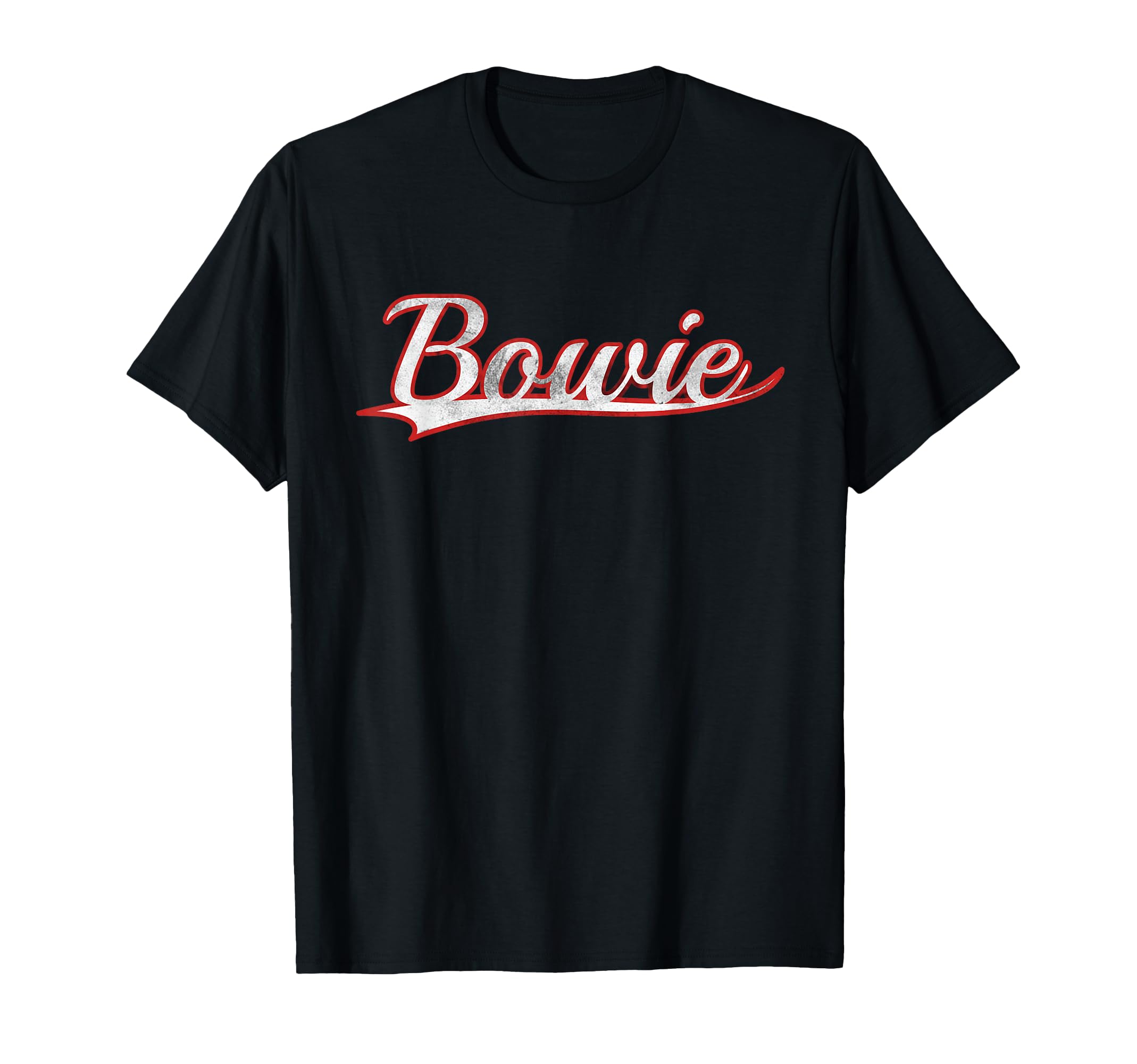 Bowie Maryland Varsity Throwback T-Shirt - Minimalist Print for Adults - T-Shirt, Sweatshirt, Hoodie