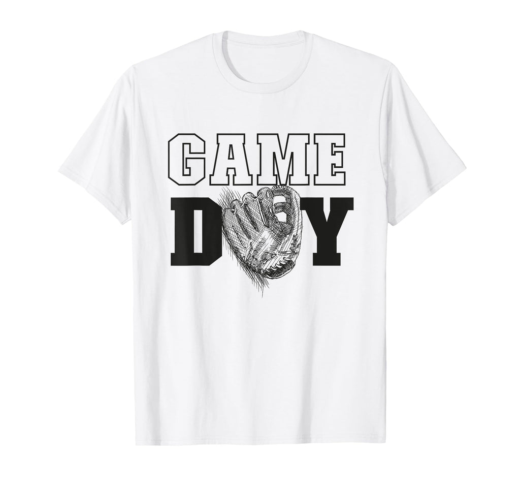 Game Day Baseball Mom Game Day Baseball T-Shirt - Custom Art Print Unisex - T-Shirt, Sweatshirt, Hoodie