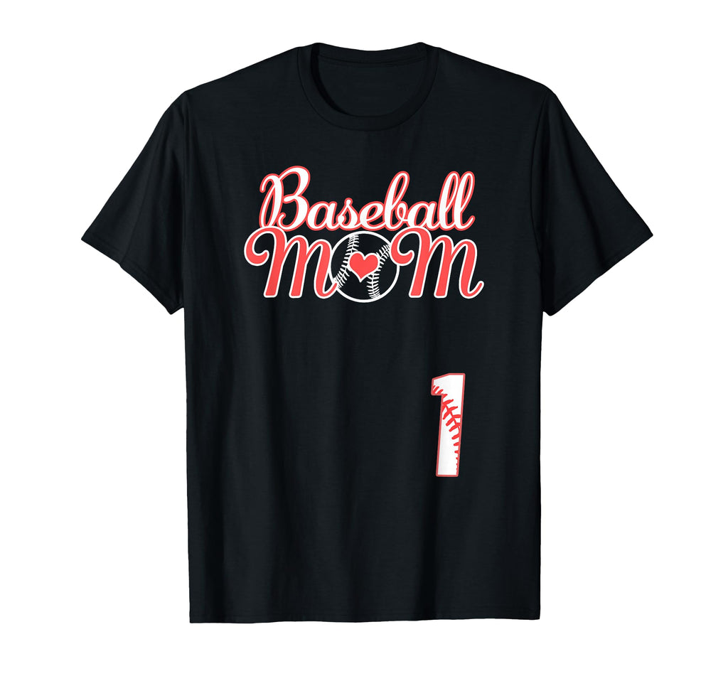 Baseball Mom Mothers Day 1 Baseball T-Shirt - Aesthetic Graphic Unisex - T-Shirt, Sweatshirt, Hoodie
