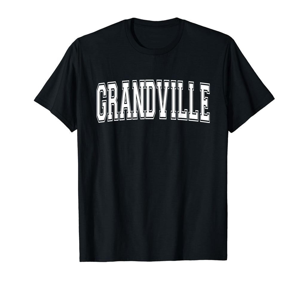 Grandville Mi Michigan Usa Sports Varsity T-Shirt - Custom Art Print Unisex - T-Shirt, Sweatshirt, Hoodie