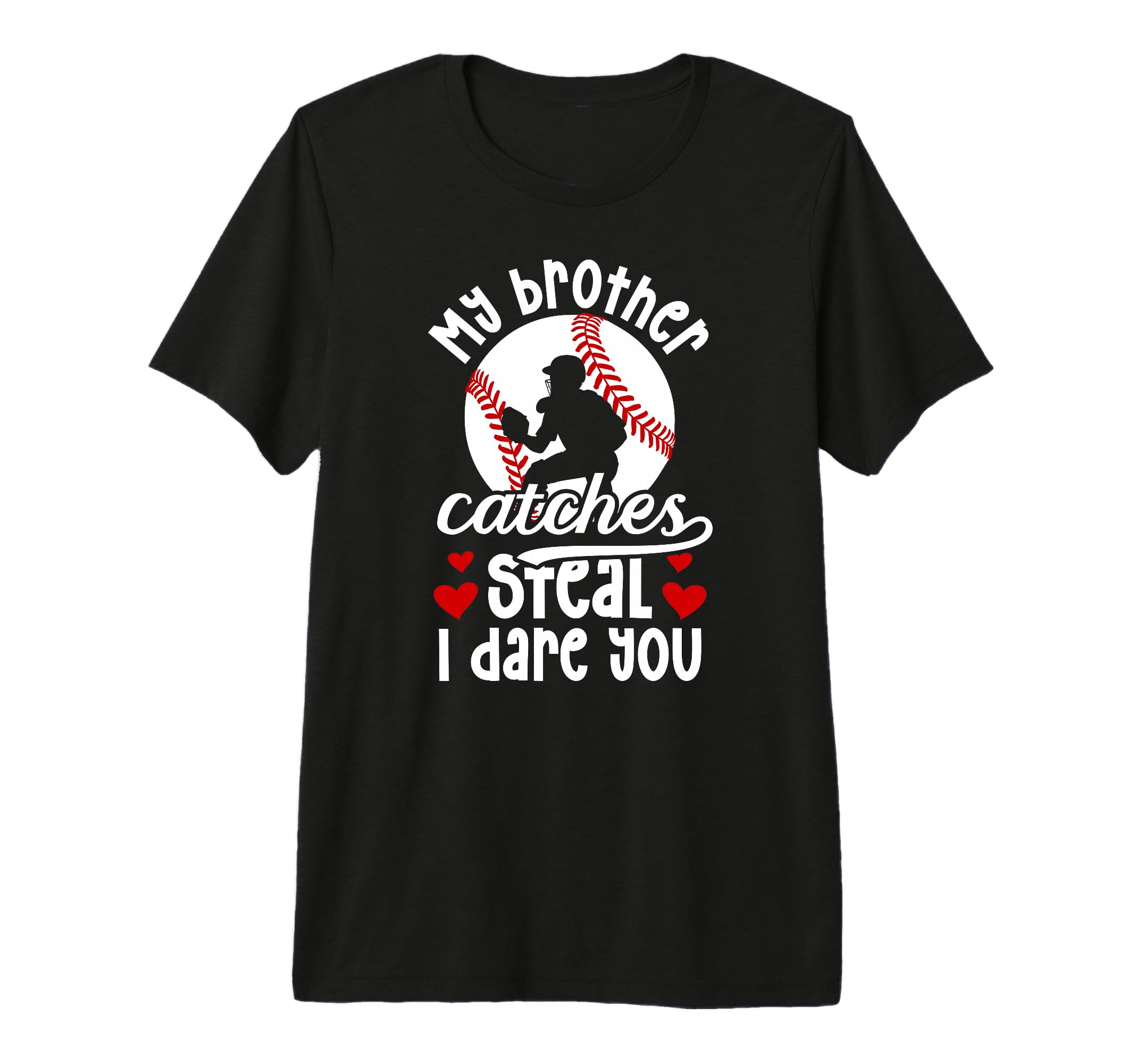 Funny Baseball Catcher Sister Baseball T-Shirt - Trendy Graphic Unisex - T-Shirt, Sweatshirt, Hoodie