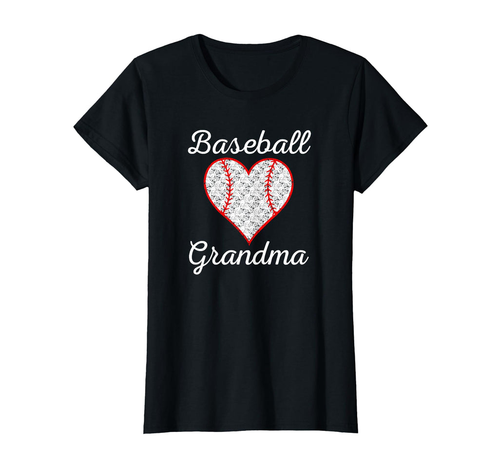 Baseball Grandma Heart T-Shirt - Casual Everyday Wear for Adults - T-Shirt, Sweatshirt, Hoodie