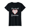 Baseball Grandma Heart T-Shirt - Casual Everyday Wear for Adults - T-Shirt, Sweatshirt, Hoodie