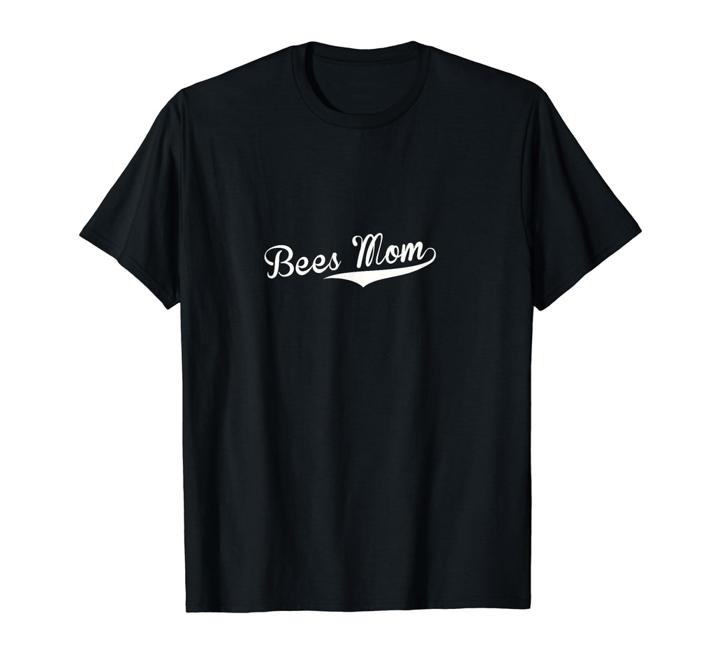 Bees Mom Baseball Fan T-Shirt - Custom Art Print Unisex - T-Shirt, Sweatshirt, Hoodie