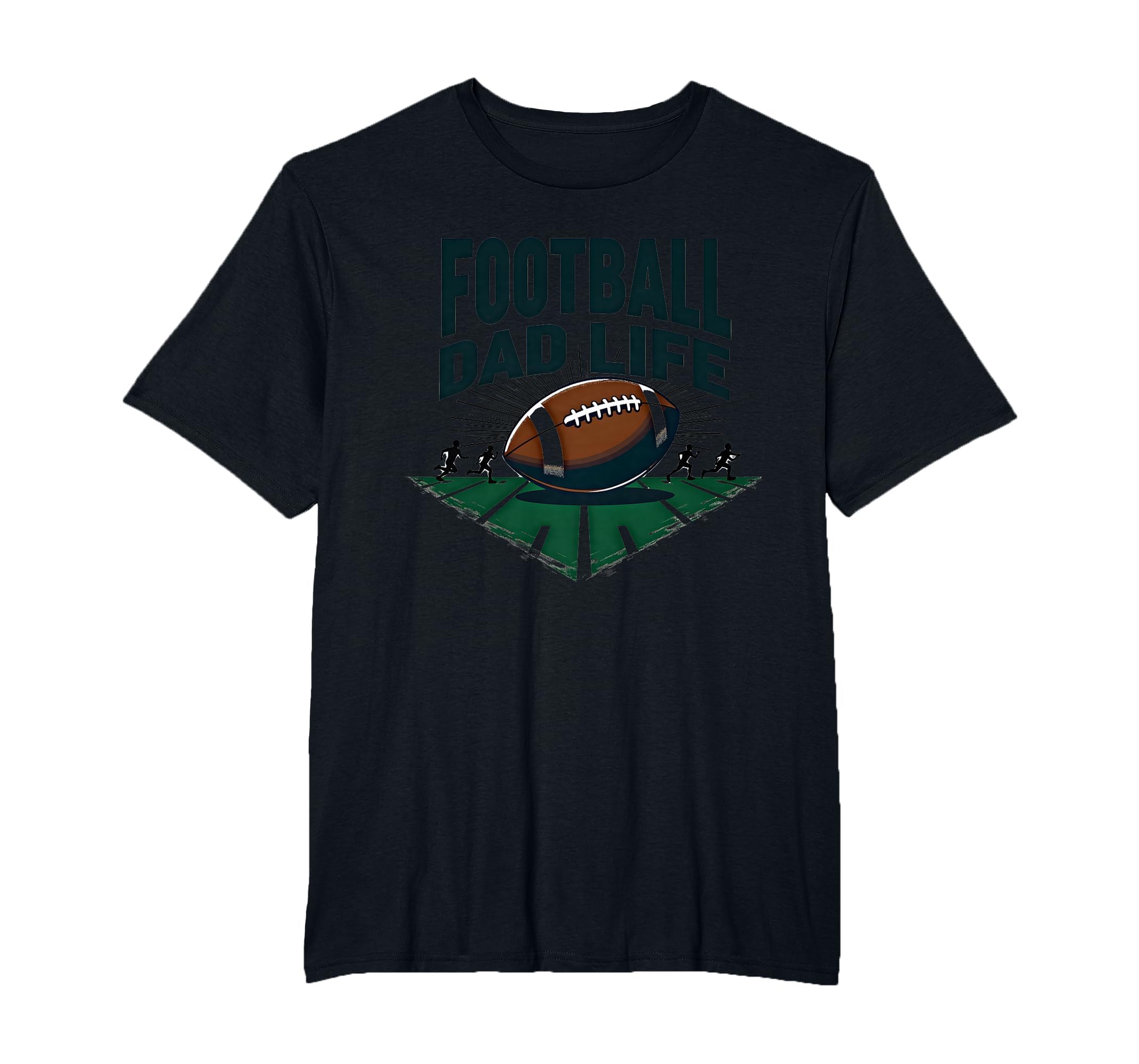 Football Dad Life Proud Father Game Day T-Shirt - Graphic Print Unisex - T-Shirt, Sweatshirt, Hoodie
