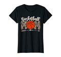 Womens Leopard Baseball Mom Messy T-Shirt - Minimalist Print for Adults - T-Shirt, Sweatshirt, Hoodie