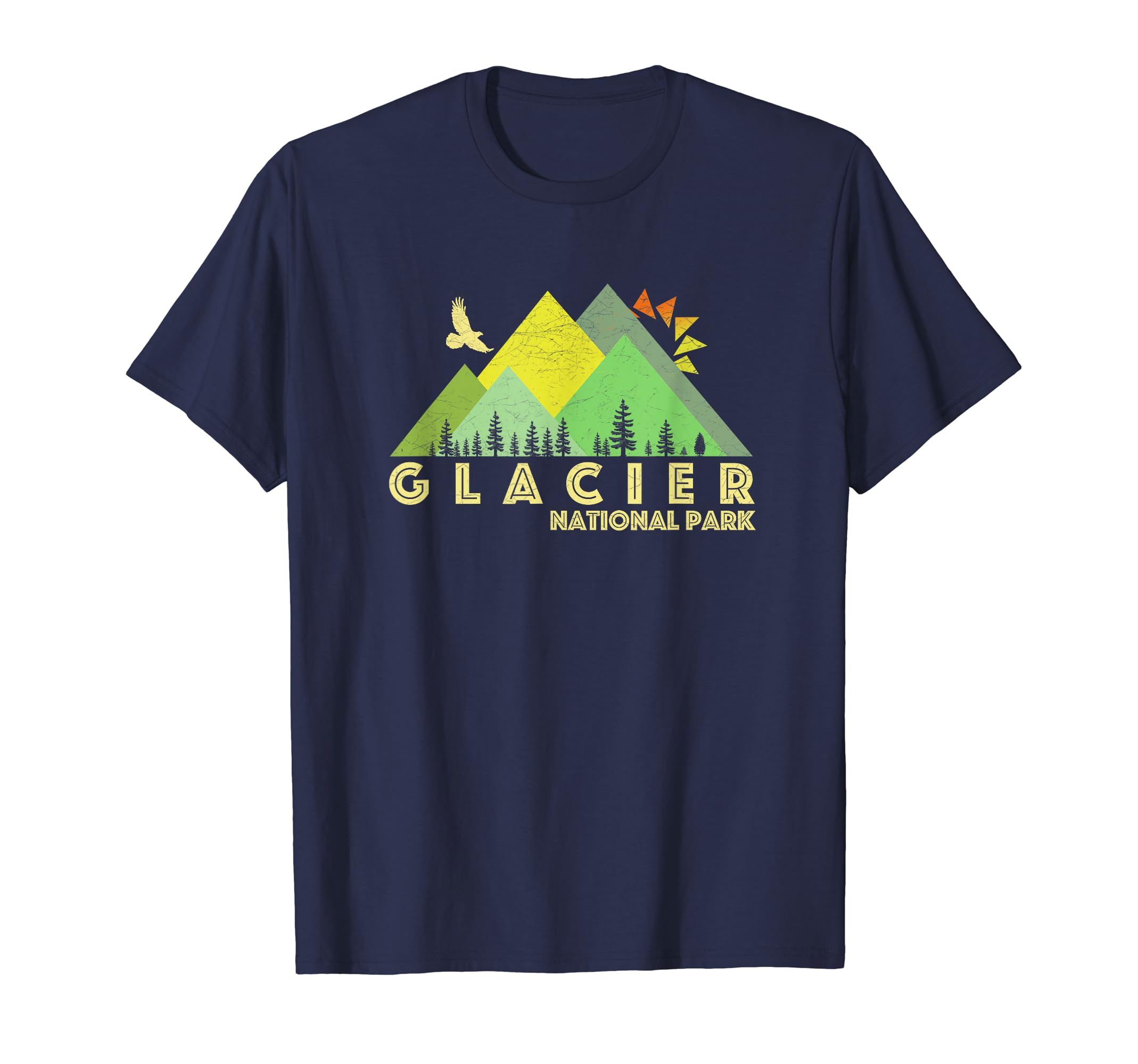 Glacier National Park T-Shirt - Casual Everyday Wear for Adults - T-Shirt, Sweatshirt, Hoodie