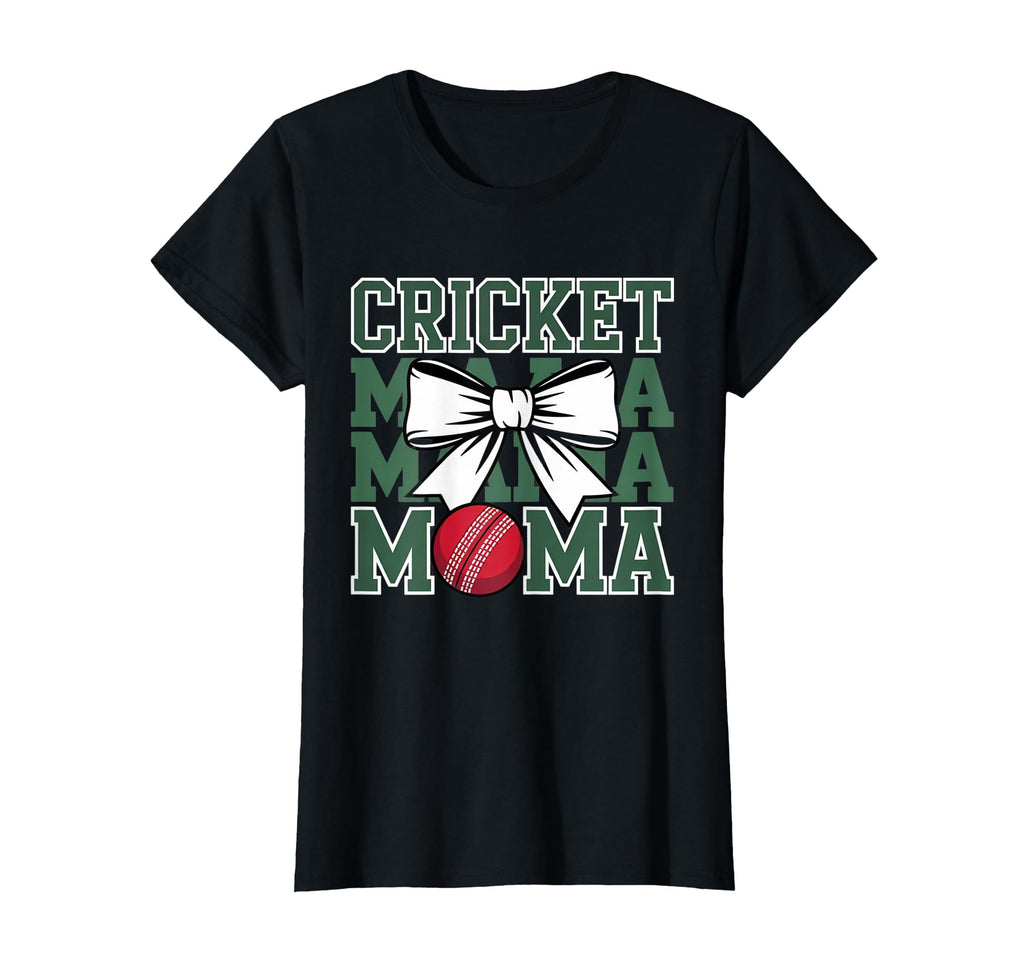 Cricket Mama Coquette Bow Game Day T-Shirt - Aesthetic Graphic for Adults - T-Shirt, Sweatshirt, Hoodie