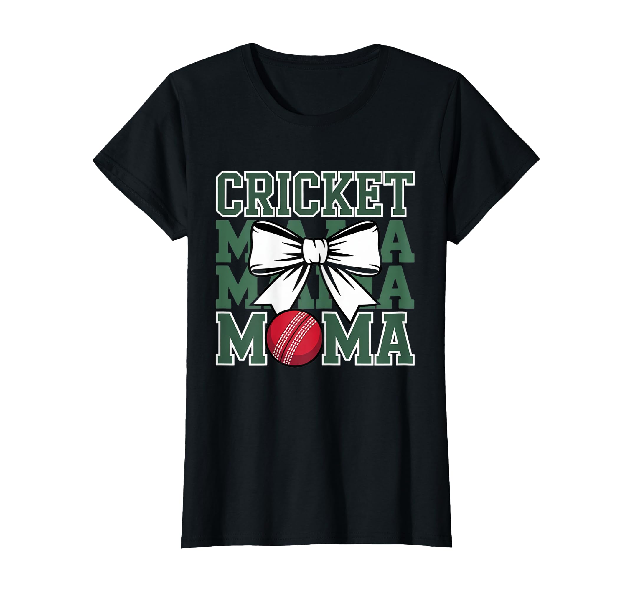 Cricket Mama Coquette Bow Game Day T-Shirt - Aesthetic Graphic for Adults - T-Shirt, Sweatshirt, Hoodie