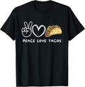 Peace, Love And Tacos Retro - Adult & Kids T-Shirts, Sweatshirts & Hoodies apparel design preview 1