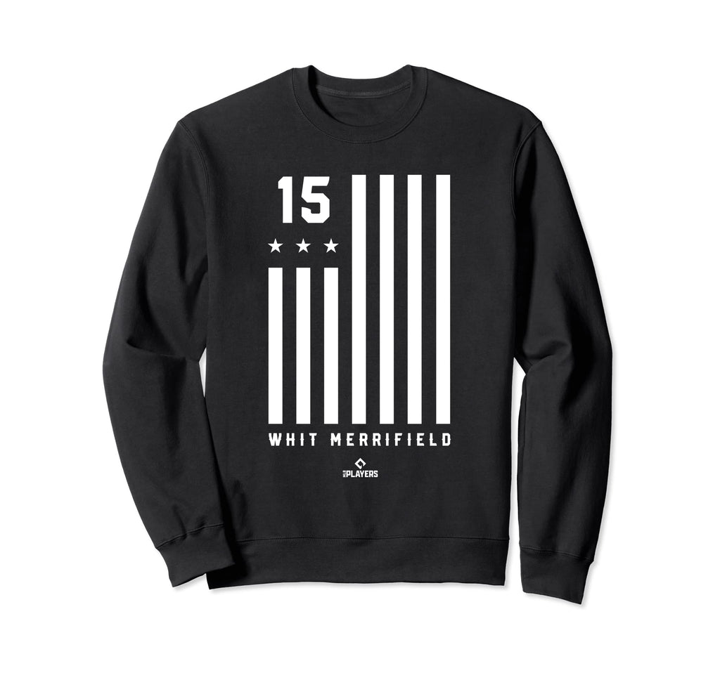 Whit Merrifield American Flag Sweatshirt - Custom Art Print Unisex - T-Shirt, Sweatshirt, Hoodie