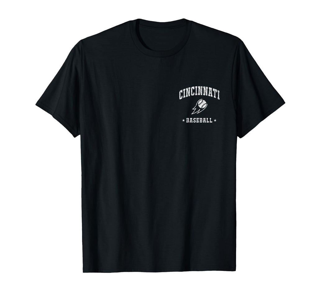 Cincinnati Baseball Gameday Baseball Lover T-Shirt - Graphic Print Unisex - T-Shirt, Sweatshirt, Hoodie