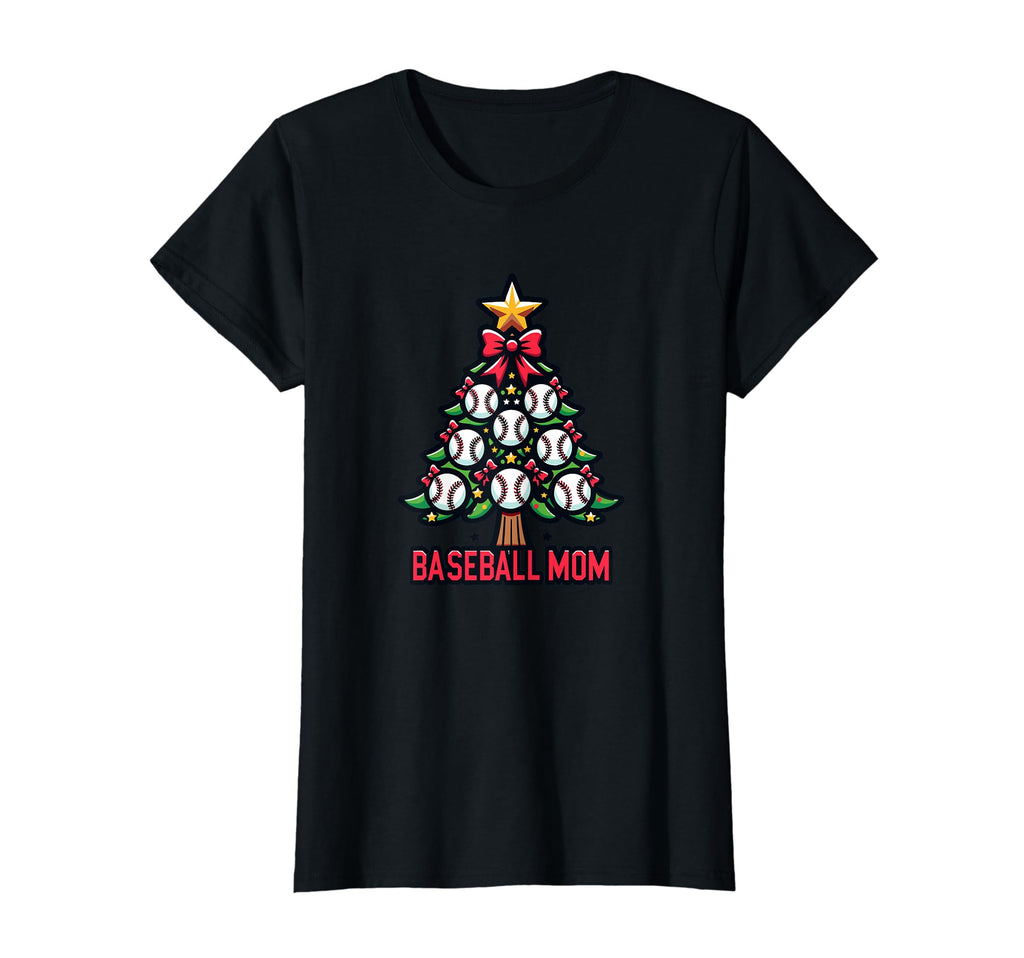Baseball Tree Proud Baseball Mom T-Shirt - Fun Novelty Design for Adults - T-Shirt, Sweatshirt, Hoodie