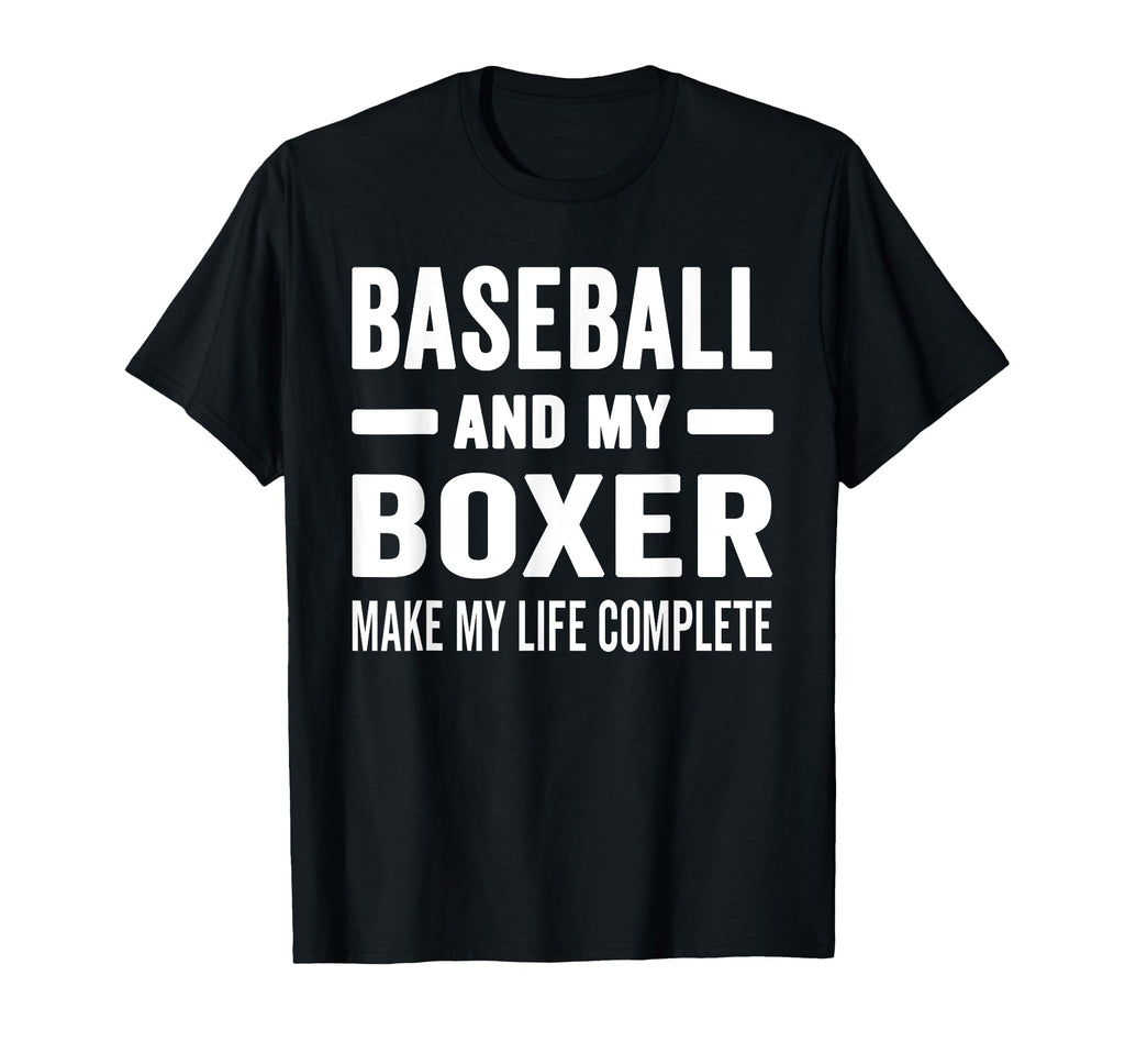Baseball And My Boxer Mama Dog Lover T-Shirt - Aesthetic Graphic Men Women - T-Shirt, Sweatshirt, Hoodie