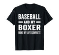 Baseball And My Boxer Mama Dog Lover T-Shirt - Aesthetic Graphic Men Women - T-Shirt, Sweatshirt, Hoodie