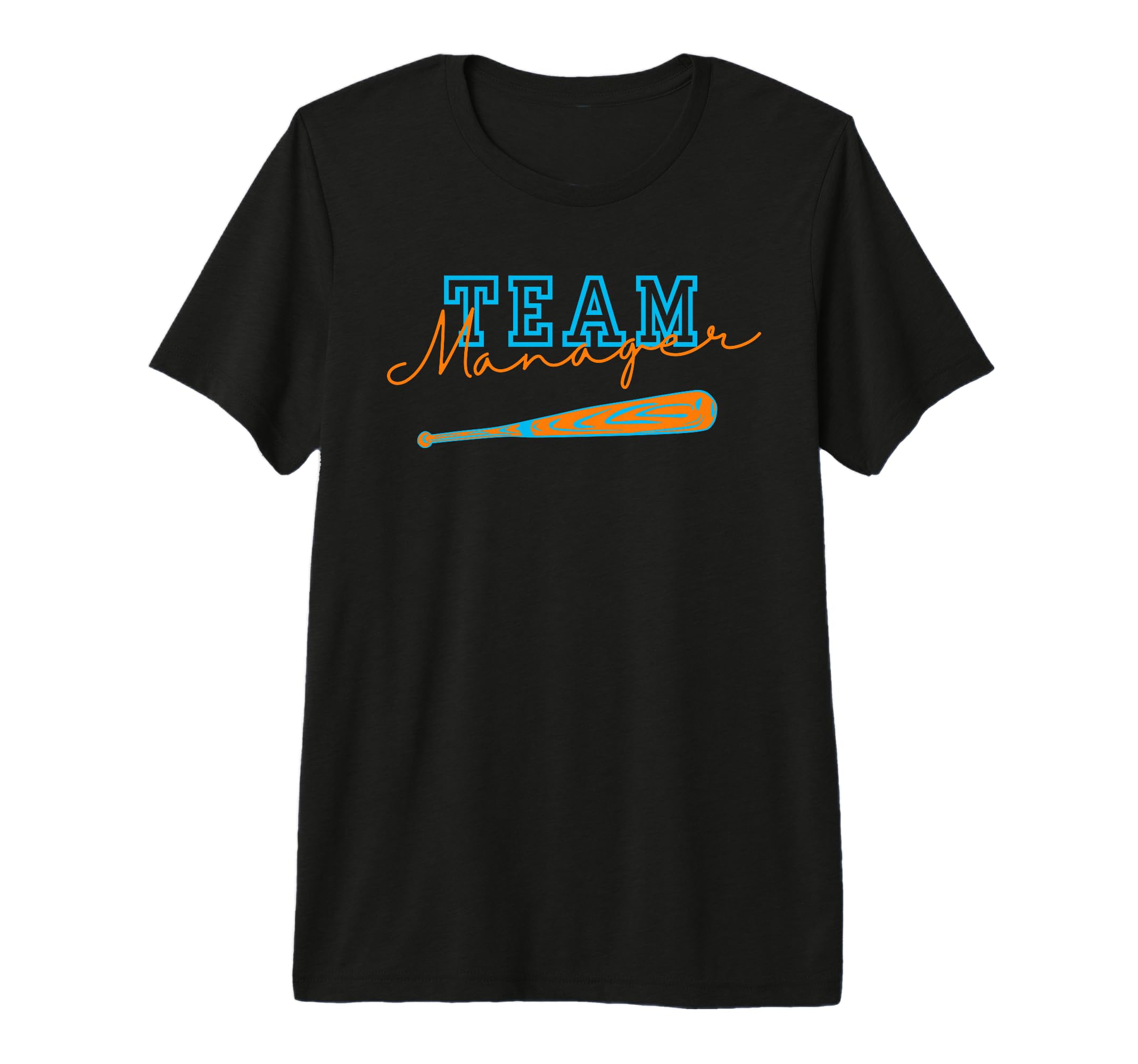 Mom Team Manager Baseball Tri Blend T-Shirt - Graphic Print Unisex - T-Shirt, Sweatshirt, Hoodie