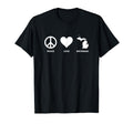 Peace Love Michigan Best Gift T-Shirt - Unique Graphic for Adults - T-Shirt, Sweatshirt, Hoodie