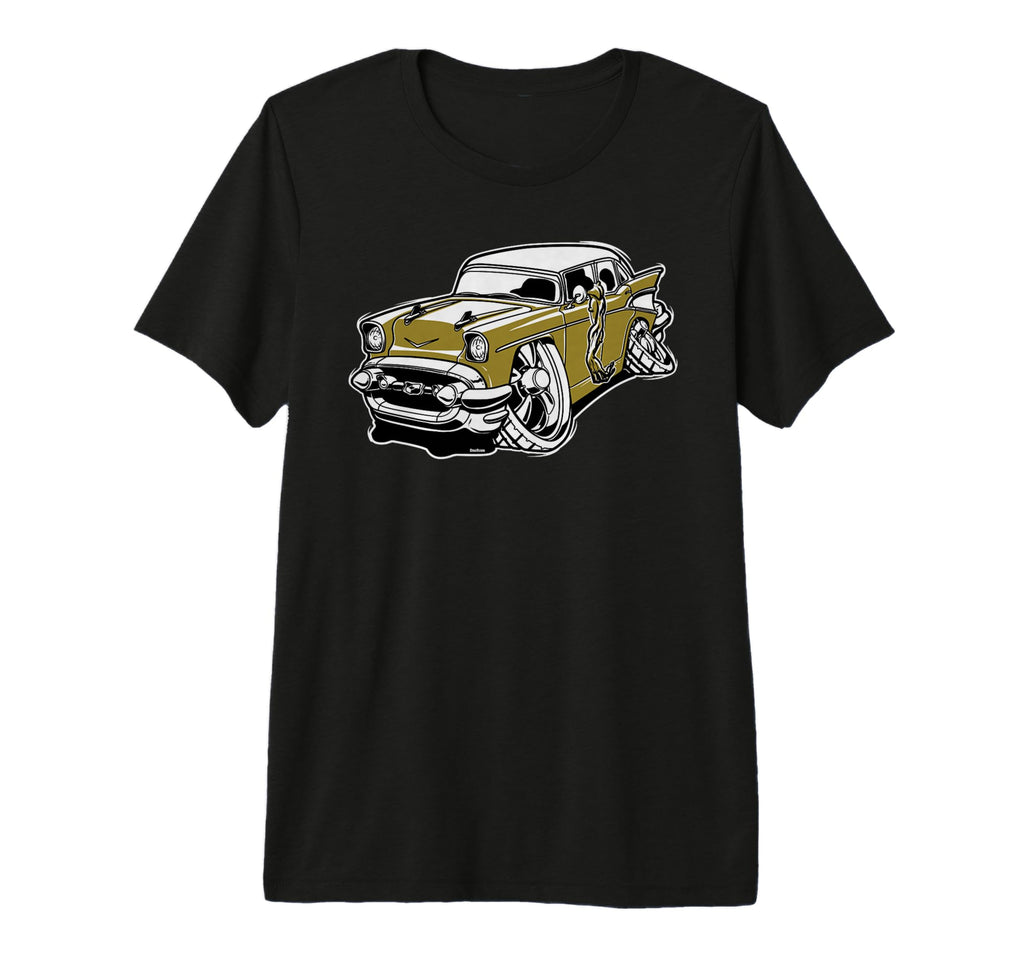 Digirods Rat Rod Racer 1950S Diner Hot Rod T-Shirt - Trendy Graphic Unisex - T-Shirt, Sweatshirt, Hoodie